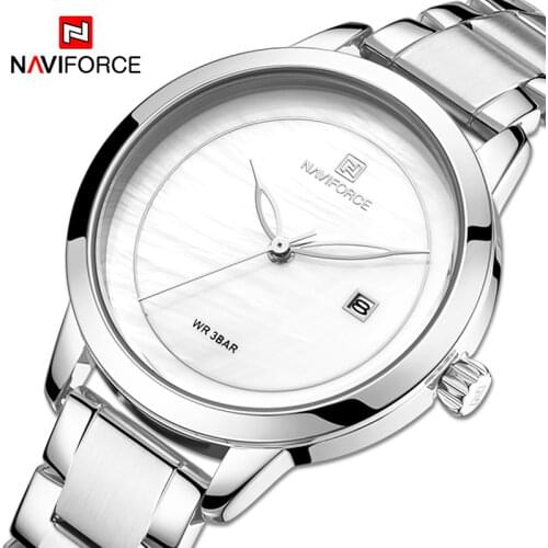 NAVIFORCE Luxury Brand Watches For Women Casual Waterproof Quartz Wristwatch Ladies Fashion Bracelet Girl Clock Relogio Feminino
