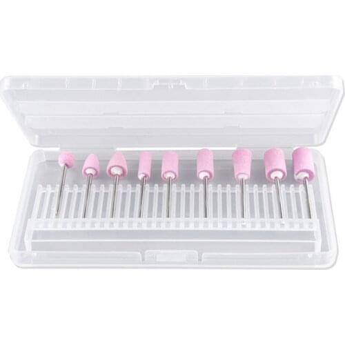 Nail Drill Bits Holder Stand for Drill Bits Storage Box Container Milling Cutter Nail Manicure Acrylic Nail Accessories
