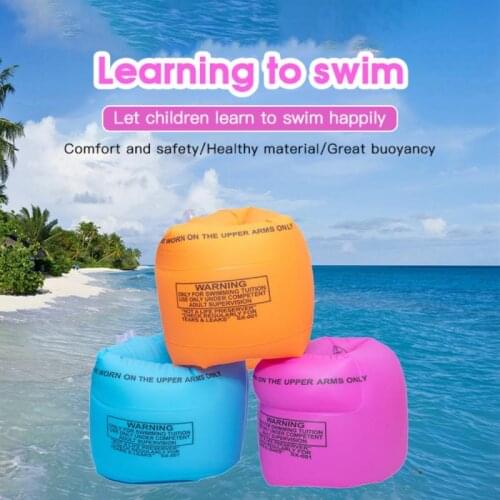 Kids Swimming Arm Rings Safety Children Band Inflatable Swimming Armband Swim Water Rings Inflatable Arm Swimming Accessories