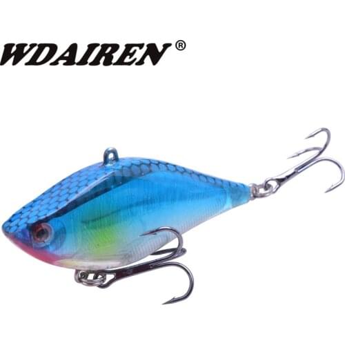 Long cast Hard Fishing Lure 6.5cm 13.8g bait VIB Hook Sinking Vibra Laser reflection Bottom fish Bass Crank Bait pesca Wobbler