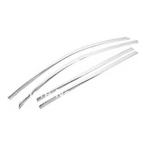 Chrome Side Door Window Top Trim For Toyota Rav4 2006-2012