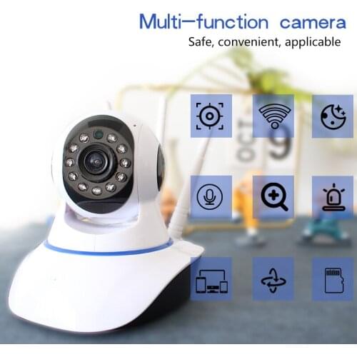 Indoor camera signal enhancement version IP camera remote control voice dialogue super infrared night vision monitoring WiFi cam