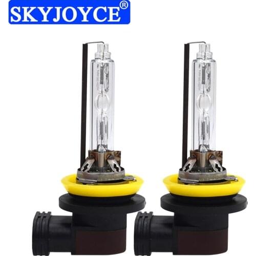 SKYJOYCE Premium 35W 55W Xenon H11 HID Bulb AC 12V 5500K H11B Car Headlight HID Bulb For 35W 55W Fast Bright HID Converison Kit