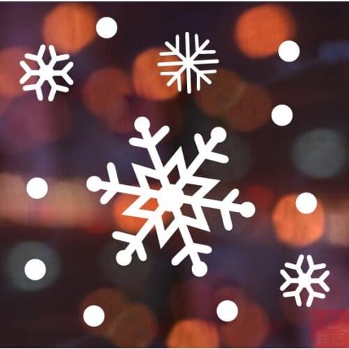 Stickers window wall sticker Glass Light Snow Spend Christmas Decorating Christmas Stickers Window Wall Paste Paper-cut Window