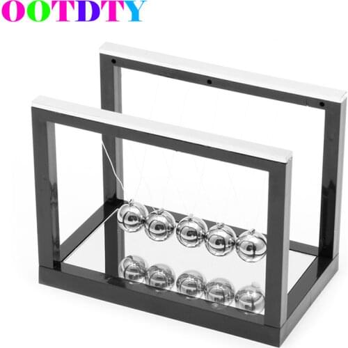 Newtons Cradle Steel Balance Ball Fun Decoration Physics Science Toy Gift S New
