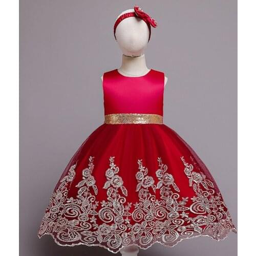 Baby Girl Clothing First Communion Pageant Vestidos Flower Girls Wedding Prom Gown Birthday Christmas Costume Toddler Girl Dress