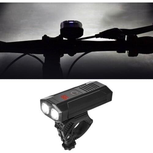 Rechargeable Bike Head Light Bicycles Waterproof Headlight Night Lamp Flashlight Headlight Safety Night Riding
