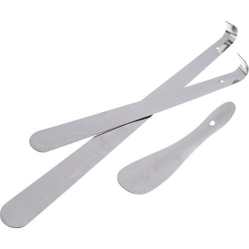 1PCS Shoe Lifter Tool Professional 42/30/18cm Durable Stainless Steel Shoe Horns Easy Handle Shoe Horn Spoon Shoehorn