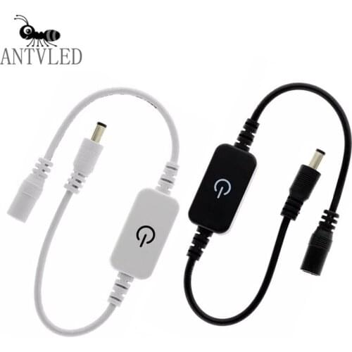 LED Strip Touch Dimmer LED Brightness Switch Control Adjustment For 3528 5050 5630 Single Color Lights DC12V-24V