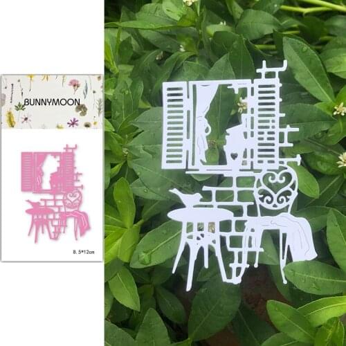 CH 2021 New Arrival Outside flower Metal Cutting Dies Stencils for DIY Scrapbooking/photo Album stamps Decorative Embossing DIY
