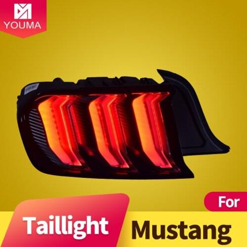 Taillight Assembly for Ford Mustang 2015-2019 LED running light LED brake light LED turn signal LED tail light