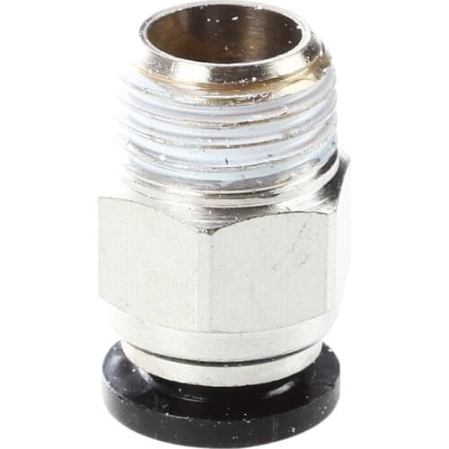 10 Pcs 1/4" PT Male Thread 8mm Push In Joint Pneumatic Connector Quick Fittings