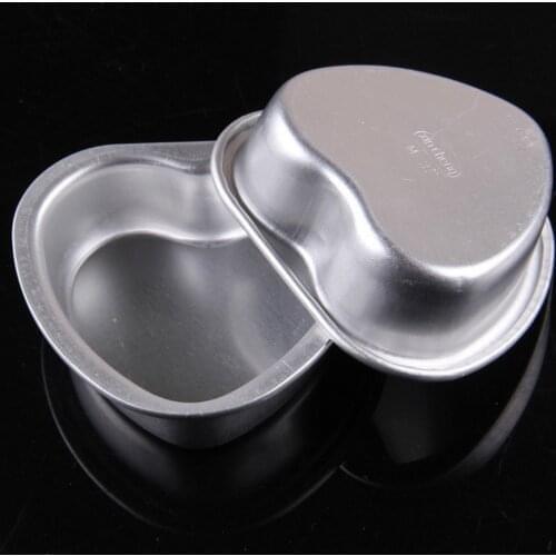 6 Styles Aluminum Cake Molds 2pcs DIY Metal Bath Bomb Mold Crafting Bath Bombs Handmade Soaps Cake Tools Ball Heart Starfish 3