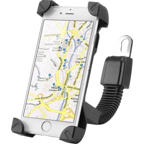 Motorcycle Mobile Phone Holder Rearview Mirror Car Holder Mount Phone Stand Bracket for Motorcycle Electric Car Scooter