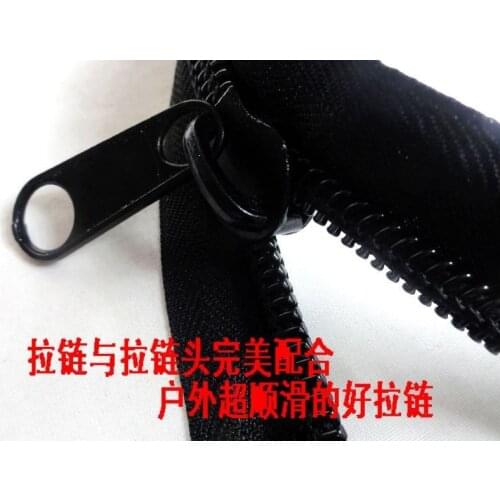 Free shipping 3meters/piece 10# nylon zippers for sewing double pullers zippers for luggages tent yacht