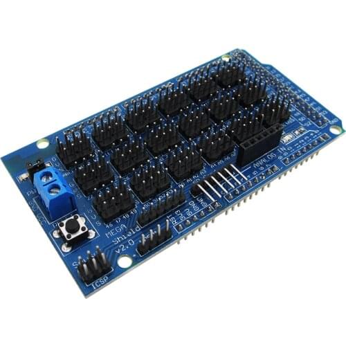 MEGA Sensor Shield V1.0 V2.0 MEGA 2560 Support IIC, Bluetooth, SD, robot parts mega2560 Sensor Shield