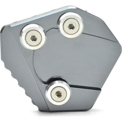 For YAMAHA SMAX155 2013-20416 Motorbike CNC Aluminum Foot Side Kickstand Enlarge Parking Kick Stand Extension Pad Plate Pedal