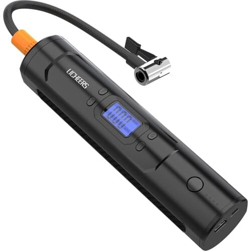 Electric Car Air Pump Portable Compressor 150 PSI Tire Inflator Electric Tyre Inflatable Auto With LCD Display Bike Motorcycle