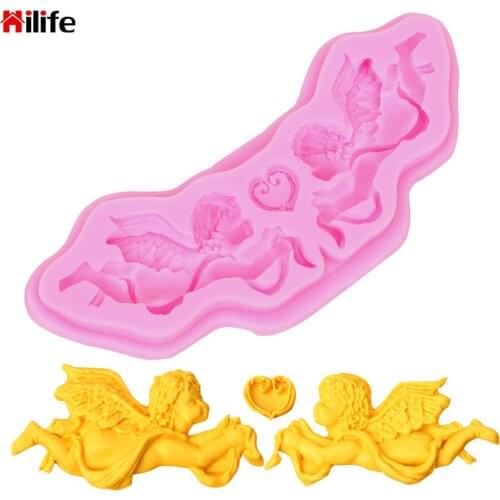 Chocolate Candy Mold DIY Cake Decorating Tools Baking Tool Cake Tools Sugarcraft Fondant Mould 3D Angle Shape Silicone Cake Mold