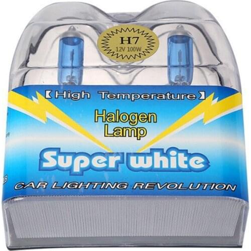 H7 12V 55W 100W Auto Xenon Halogen Bulbs H7 Car Headlight Bulb Low Beam Fog Light Bulbs H7 Bulb Car Head Light Lamp 5000K White