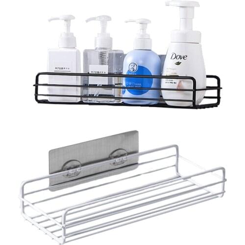 Wall Mounted Kitchen Storage Rack Wrought-iron Free Perforated Corner Storage Rack Towel Rack Storage Bathroom Kitchen Rack