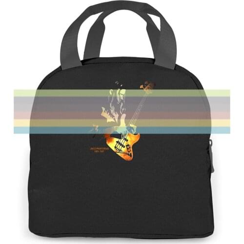 Jaco Pastorius black Cheap Sale Printing women men Portable insulated lunch bag adult