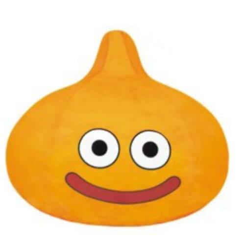 New Cute Game Dragon Quest Smile Slime Orange Plush For Girls Boys Kids Stuffed Toys Children Gifts 35CM