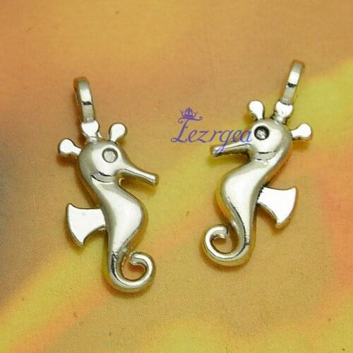 20pcs/lot--27x11mm, Antique silver plated sea horse charms,DIY supplies,Jewelry accessories