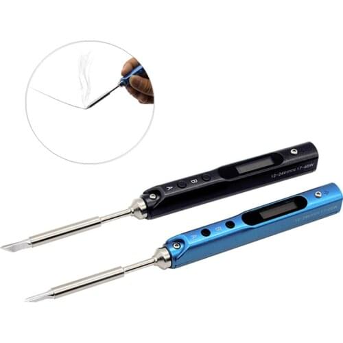SEQURE Mini SQ-001 65W Digital OLED Programmable Interface DC5525 Soldering Iron Soldering Iron Temperature Adjustable