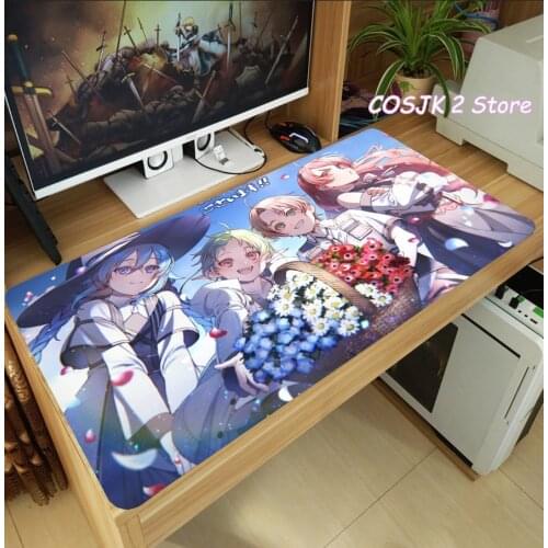 Sylphiette Greyrat Mushoku Tensei: Isekai Ittara Honki Dasu Anime Large Mouse Pad PC Gaming Mice Mat Desk Keyboard Mat Playmat