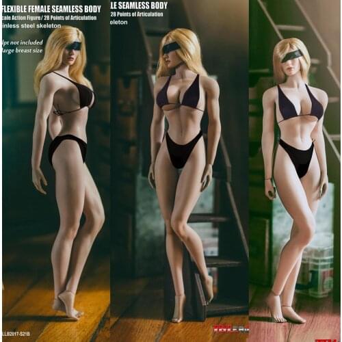 TBLeague S18A S19B S20A S21B S22A S23B 1/6th Super Flexible Seamless Female Body Series with Stainless Steel Skeleton