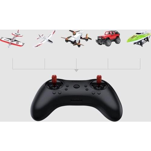 T8S Remote Control 8CH Mini RC Transmitter with R8FM / R8EF Receiver 2.4G Radio Remote Control for RC Drone Car Boat