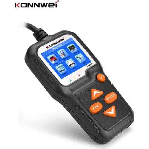Color screen waveform display kw650 Langer automobile battery tester AGM battery internal resistance tester