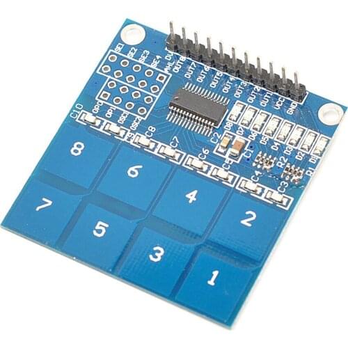 Ttp226 8 Channel Digital Capacitive Switch Touch Sensor Module