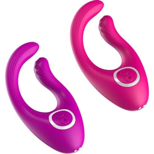 Remote Control USB 2-Head Vibrator Stimulator Women Masturbator Jumping Egg USB Magnetic Charging U Shaped sex toy for women