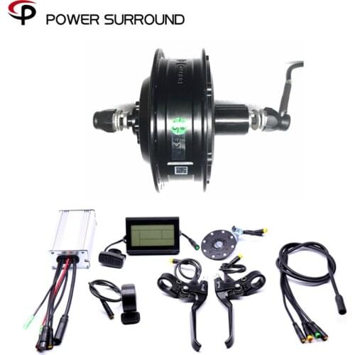 Waterproof 48v500w Bafang Rear Cassette Electric Bike Conversion Kit Brushless Motor Wheel With Ebike System