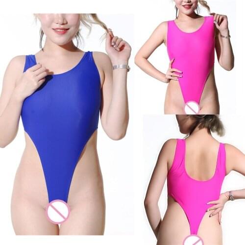 High Cut Transaprent Lingerie Bodystocking Sexy Hot Erotic Bodysuit Women One Piece Swimwear Wetlook Black Bodysuits Sukumizu