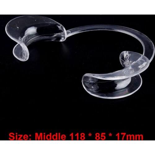 5 PCS C-Shape Dental Intraoral Mouth Openers Teeth Whitening Lip/Cheek Retractors Middle Size