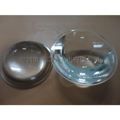 Car lights optical glass lens diameter 78.2MM Whorl glass led lens ,100W high power LED convex lens