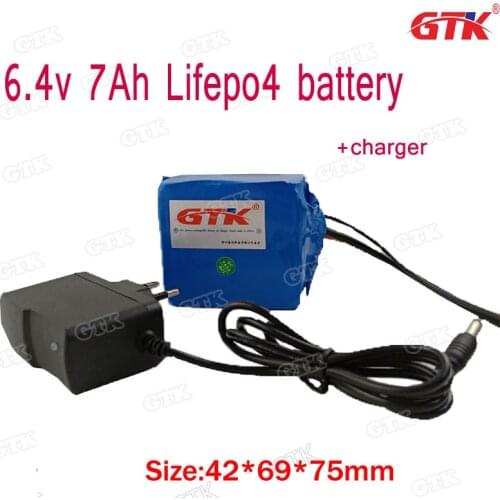 6V 7AH Lifepo4 battery 6.4V 18650 bateria pack 7000mah lifepo4 for electronic scale Access control children airplane rc tank UPS