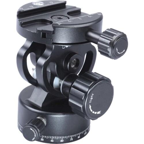 NEW-IShoot All-Metal 2D 360 Panning Panoramic Panorama Clamp Head Ballhead for Arca Fit Camera Quick Release Plate Tripod Monopo