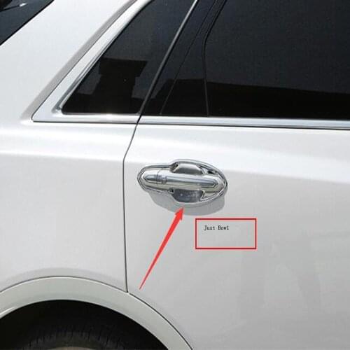 For Cadillac XT5 2016 2017 2018 2019 2020 ABS Chrome Car Door Protector Handle Bowl Covers Trim Exterior Accessories