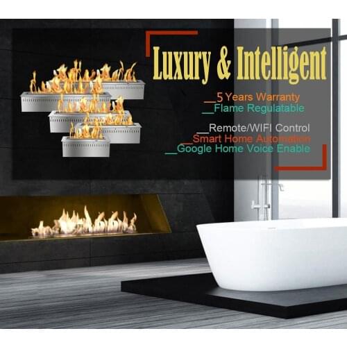 Inno-Fire 72 inch fireplace automatic ignition indoor electric fireplace