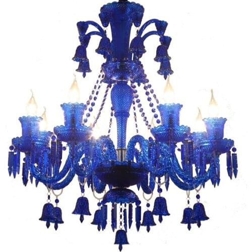 Western restaurant crystal chandeliers coffee buffet stained glass lights clothing store Internet cafes American retro lamps