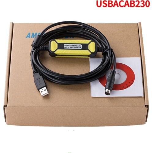 Suitable for Delta PLC programming cable dvp es ex eh ec series download data cable USBACAB230