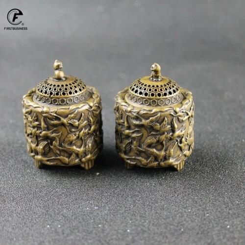Grus japonensis Garfield Incense Burner Chinese Buddha Incense Holder copper Sandalwood Censer for Home Office Teahouse Yoga use