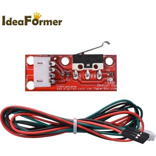 Endstop Mechanical Limit Switch with 3Pin 70cm Cable For CNC Reprap RAMPS 1.4 Control Board Part Switch 3D Printer Parts