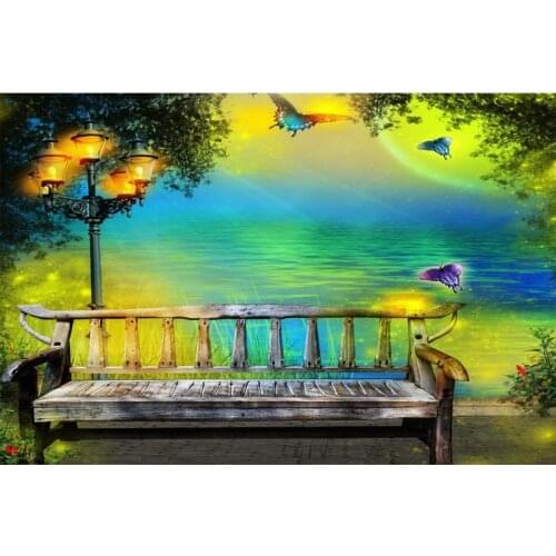 Full Square Drill 5D DIY Beautiful park diamond painting Cross Stitch 3D Embroidery Kits home decor H117