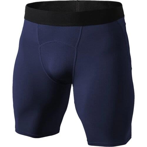 New Compression Running Tights Men Quick Dry Short Leggings Mens Gym Fitness Training Workout Male Sport Underwear Shorts