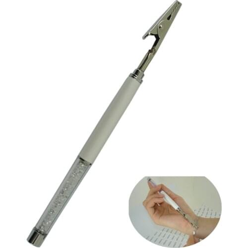 Original Design Crystal Clip Holder Pen style for Bracelet Fastener Promotion for Office Accessories Fashion Tool Jewellery Gift